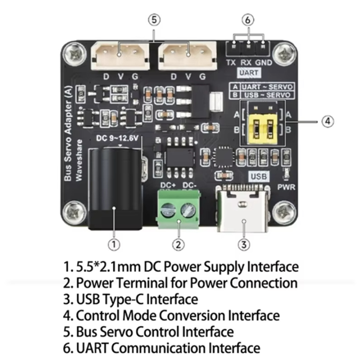 Serial%20Bus%20Servo%20Adapter%20Integrated%20Power%20Supply%20Control%20Circuit%20Driver%20Board%20for%20STSC%20Series%20Serial%20Bus%20Servos%20-%20Image%207