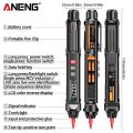 ANENG A3009 Mini Digital Multimeter Pen VA Color Reverse Display Non-Contact Voltmeter Auto-Ranging for Diode/Continuity Testing. 