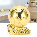 3cm Golden Globe Award Metal Football Match Commemorative Ornament for Fans Decoration. 