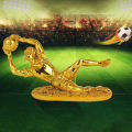 Football Trophy Decoration Football Goalkeeper Trophy Non Slip Bottom Resin for Living Room. 