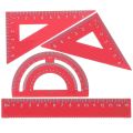 Kids Compass Geometry Ruler Set Squares Protractor Tools Students Stationery Machinist. 