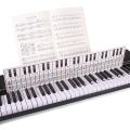Suitable 61/88 Keys​ Piano Keyboard Chart​ ​Visual Tool​ Key Note Patterns​ ​Music Notes Reference Card​ ​Music Staff Board​ ​Piano Note Chart​ ​For Beginners. 