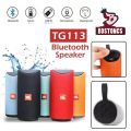 JBL_TG 113 T&G Wireless Bluetooth Portable Outdoor Speakers Stereo Music Surround Support FM TF Card Bass Box. 