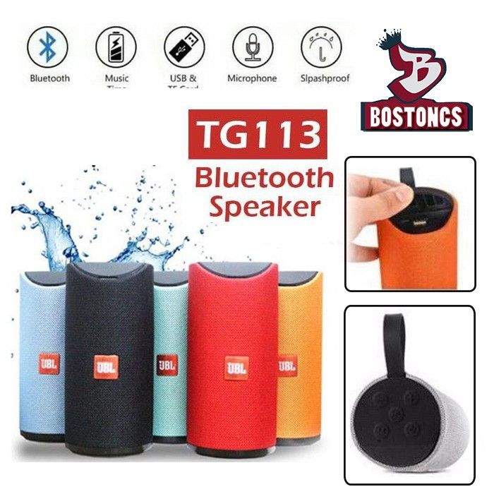 JBL_TG 113 T&G Wireless Bluetooth Portable Outdoor Speakers Stereo Music Surround Support FM TF Card Bass Box