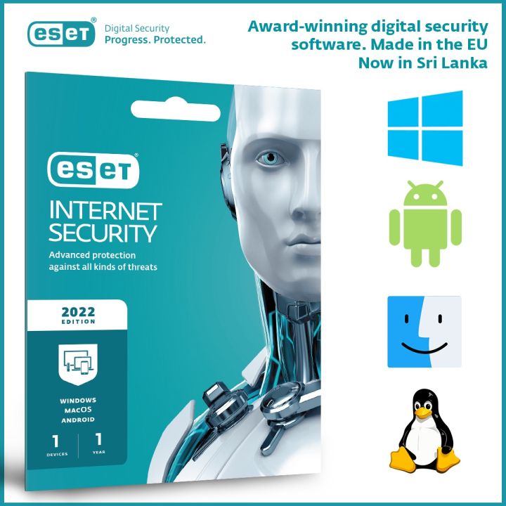 ESET Internet Security 2022 1 year 1 user