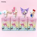 Sutuiying Sanrio Half skeleton Blind Box HelloKitty Kuromi Melody Cartoon Character Figures Dolls Cinnamoroll Cute Model Collection Toy. 