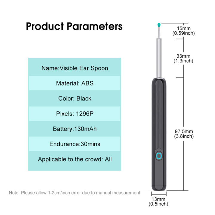 HEGRUS%20Ear%20Pick%20LED%20Flashlight%20Visible%20Ear%20Spoon%20Ear%20Wax%20Removal%20Ear%20Cleaner%20Visual%20Ear%20Scope%20Camera%20Safe%20Ear%20Pick%20Ear%20Cleaning%20Tool%20with%20HD%20Camera%20for%20iPhone,%20iPad%20&%20Android%20Smart%20Phones%20-%20Image%208