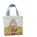 2024 New Labubu Small Canvas Bag Portable and Cute Handbag Compact. 