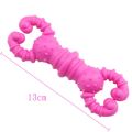 Small Rubber Lobster Shaped Dog Toy Molar Bite Resistant Chew Scorpio Toy for Small Pet Puppy Outdoor Training Pet Supplies Toys. 