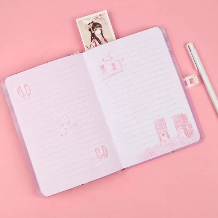 dairy%20books%20for%20girls%20Cartoon%20Girl's%20Notebook%20Password%20Lock%20Coloring%20Page%20Notebook%20Diary%20Children%20Primary%20School%20Students%20Notepad%20Back%20to%20School%20Gifts%20-%20Image%204