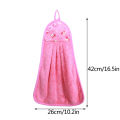 Coral Fleece Bathroom Supplies Soft Hand Towel Absorbent Cloth Rag Hanging Cloth Cleaning Supplies Kitchen Accessories. 