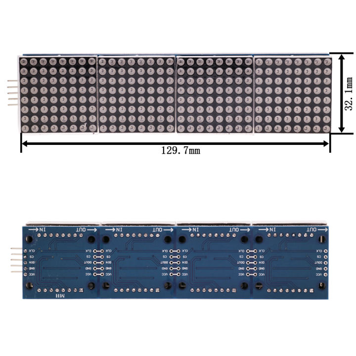 Max7219%20Red/blue/%20Green%20Led%20Microcontroller%204%20In%201%20One%20Display%20With%205p%20Line%20Dot%20Matrix%20Module%205v%20For%20Arduino%20Diy%20Kit%208x8%20-%20Image%206