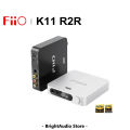 FiiO K11 R2R HIFI Desk DAC Headphone Amplifier HI-RES Home Audio PC 6.35mm Balanced 4.4mm RCA Coaxial Optical PCM384kHz/24Bit. 
