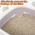 Large Cat Litter Tray with Scoop Open Top Cat Litter Box High Sided Anti Splashing Sturdy Easy to Clean Open Air Kitty Litter Box Cat Toilet for Kittens Cats Pet Supplies Poop Tray Pet Shit Tray Cat Pooper Tray Pet Poop Box Pet Pooper Box Kittens. 