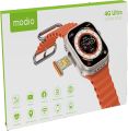 Modio 4G Ultra Smart Watch 2.2 inch Display 3 Pairs strap 4G Call Compass Wifi GPS Series 8 Ultra Sim Card Ultra Smartwatch Top Seller. 
