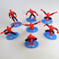 7Pcs/Set Super Heroes Spiderman Dolls Action Figure Statue Table Cake Decor. 