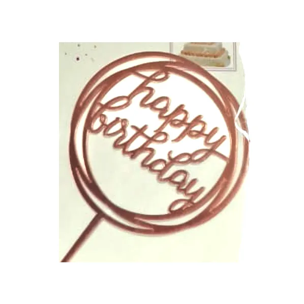 Party%20Cake%20Decoration%20Cake%20Topper%20Plastic%20Rose%20Gold%20Happy%20Birthday%20-%20Image%203