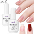 Monja 15Ml Nail Art Uv Gel Base Varnish Top Coat Led Lamp Light Cure Drying Soak Off Reinforce Salon Home Diy Manicure Design Tools Devices White Bottle. 
