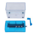 Manual Shredder Strip Cut Paper Shredder Safe Operation with Handle for Office Use for 1 Sheet A6 Paper. 