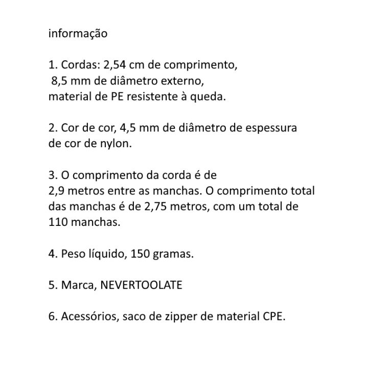 LibiNEVERTOOLATE%204.5MM%20core%20150%20gram%20heavy%20beaded%20coach%20chris%202.9m%20hard%20bead%20beaded%20rope%20fitness%20freestyle%20skipping%20jump%20rope%20-%20Image%206