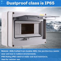 HT-8 Way IP65 Mcb Breaker Box Distribution Protection Box Electronic Din Rail Enclosure. 