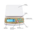 Electronic Compact Scale SF-400A Digital Multipurpose Kitchen Scales 0.1g to 10kg Big LCD Display. 