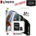 Kingston Genuine Canvas Select Plus MicroSD Class 10 SDHC SDXC A1 UHS-1 Memory Card 32GB 64GB 128GB 256GB 512GB Micro SD Memory Card. 