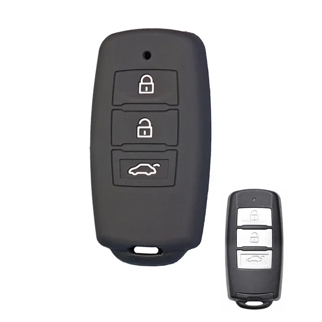 【Hengli jewelry story】Rubber Remote Key Protector Skin Cover Case Shell For Dongfeng Dfm Dfsk Glory 580 F507 S30 H30 Car Products Accessories
