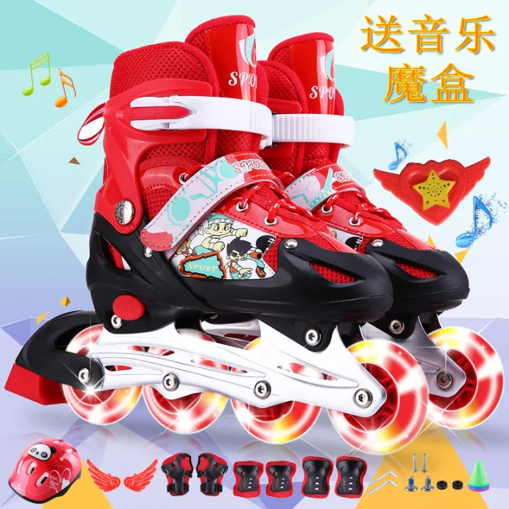Children's%20The%20Skating%20Shoes%20Full%20Set%20Children's%20Skates2-3-4-5-6-7-8-9-10Adjustable%20Size%20for%20Boys%20and%20Girls%20-%20Image%206