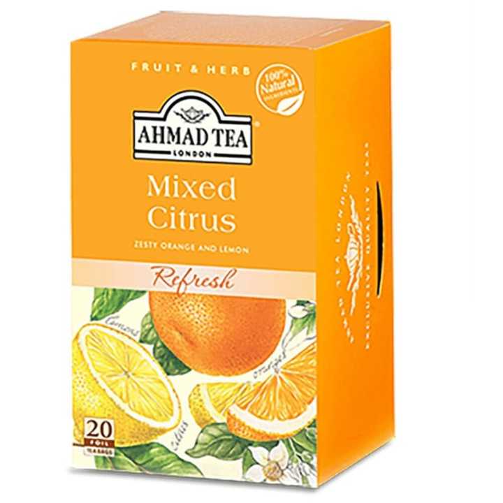 Ahmad Tea Mixed Citrus 20 Foil Tea Bags 40g
