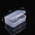 Mini Square Clear Plastic Small Box Jewelry Storage Container Beads Case Box. 