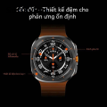 Sutuiying 2025 New Đồng hồ thông minh Samsung Galaxy Watch 7 Ultra dành cho nam và nữ La bàn AMOLED Nfc Gps Ip68 Đồng hồ thông minh thể thao chống nước có cuộc gọi Bt và theo dõi sức khỏe. 