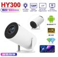 HY300 Smart Projector Android 11.0 MINI Portable 5G WIFI Home Cinema 720P for SAMSUNG Apple. 