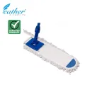80CM INDUSTRIAL COTTON FLAT MOP WITH 120CM METAL HANDLE. 