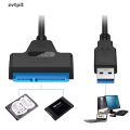 [ZVPT] USB 3.0 to SATA 2.5" External Hard Disk Drive Adapter Reader For SSD HDD Cable DSF. 