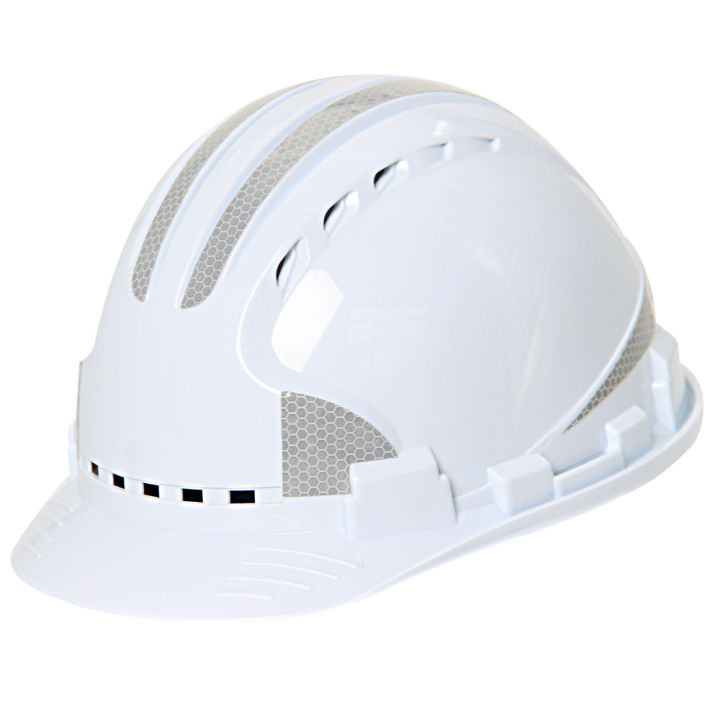 Construction Safety Helmet ABS Breathable Safety Helmet with Reflective Engineer Work Hat Protection Rescue Hat