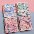 【ZOSR】Sanrio Anime Coil Notebook Hello Kitty Kuromi Student Diary Expansion Notebook Cute Cartoon Notebook Office and School Supplies. 
