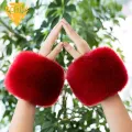 Arm Covers Stylish Imitation Fur Arm Sleeves for Women Warm Winter Covers Trendy Design Universal Size Perfect for Versatile Arm Sleeves. 