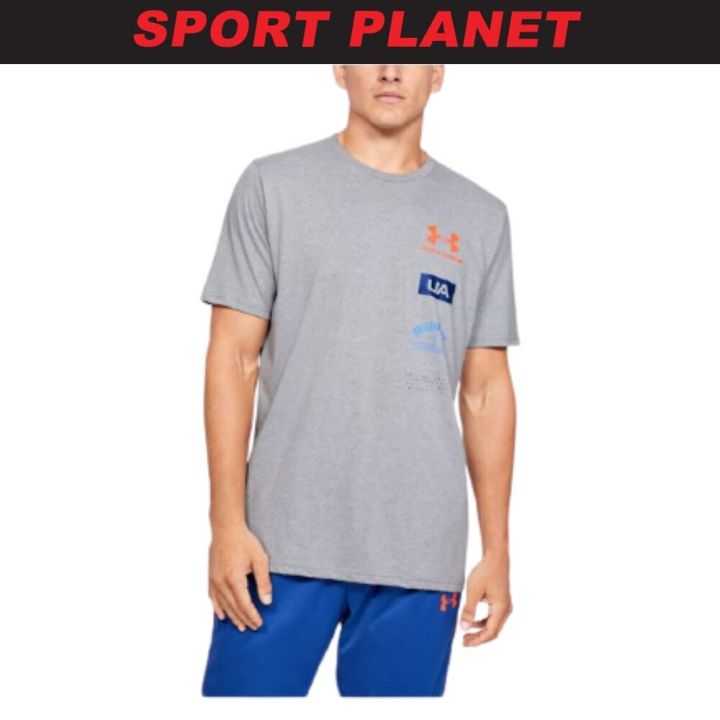 Under Armour Men Originator Back Short Sleeve Tee Shirt Baju Lelaki (1351628-035) Sport Planet 21-7