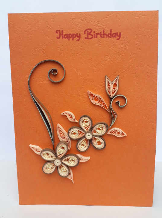Birthday Card - All Purpose Handmade Paper Quilled Greeting Cards for Birthday, Anniversary, Valentine's