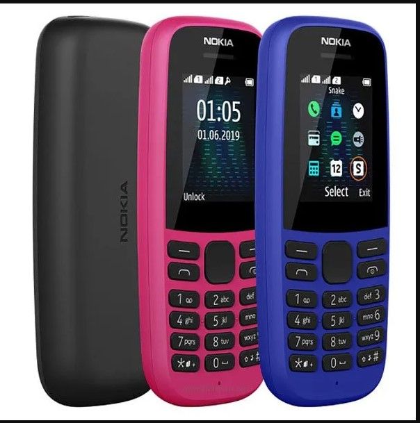 Nokia 105 Dual Sim 4th Edition With Button Phone