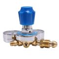Oxygen Gas Bottle Regulators O2 Reducing Pressure Inhaler Double Gauge Regulator Oxygen Tank Regulator. 