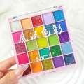 MGL Eyeshadow Palette Colorful Sparkling Glitter Matte 25 Colors Dopamine Childrens Day Stage Performance Cosplay Makeup. 