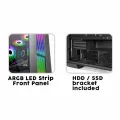 ARMAGGEDDON TRON VII MIRCO-ATX GAMING PC CASE (BLACK). 