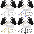 Professional Body Piercing Tool Kit Ear Nose Navel Eyebrow Lip Nose Needles Set. 