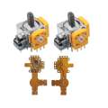 2PCS 3D Analog Joystick+Calibration Board for Game Console Joystick Effect & Joystick Center/Outer Ring Calibration. 