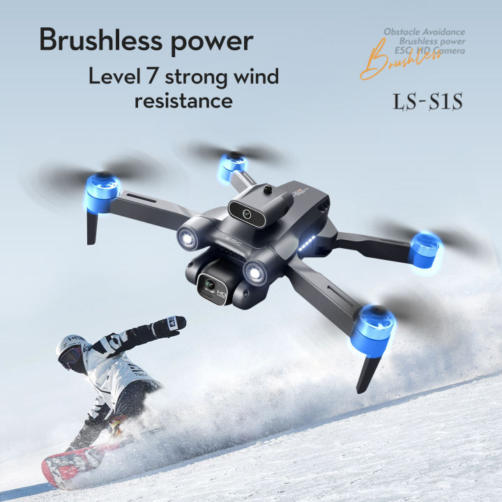 New%20S1S%20Mini%20Drone%204K%20Profesional%208K%20HD%20Camera%20Obstacle%20Avoidance%20Aerial%20Photography%20Brushless%20Foldable%20Quadcopter%20Toy%20Drone%20%20RC%20Drone%20-%20Image%204