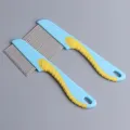 Pet Hair Accessories Stainless Steel Dog Flea Comb Fine Toothed Seahorse Shape Pet Hair Comb Long Short Lice Comb Massage. 