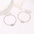 2Pcs Best Friends Bracelet -Stainless Steel- Puzzle Love Bracelet- Fashion Women BFF Friendship Jewelry. 