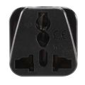 IEC 320 C14 to universal Female Power Adapter AC Power Plug Connector, Black. 
